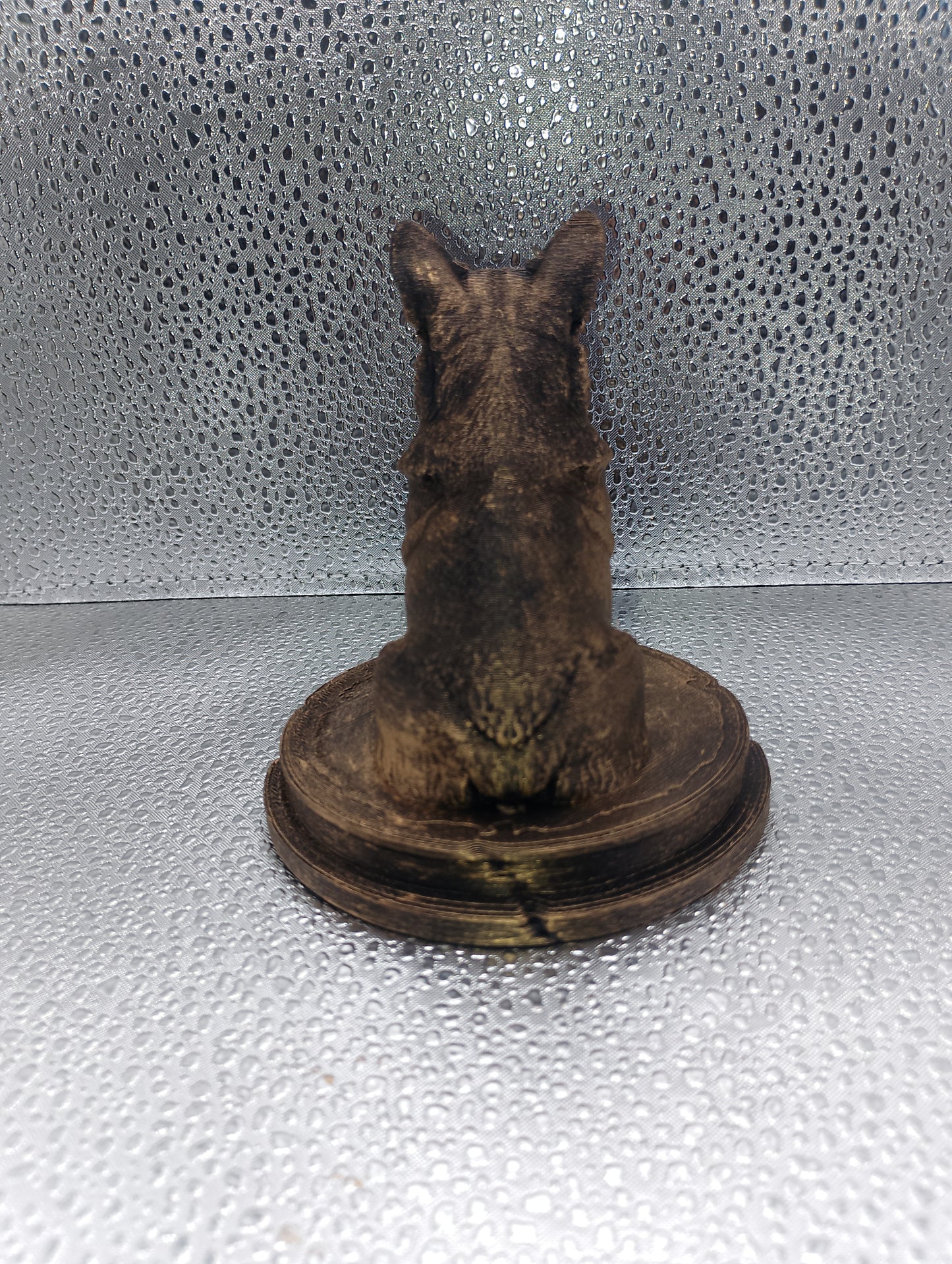 Pembroke Welsh Corgi Dog Bust – 7cm Miniature Statue