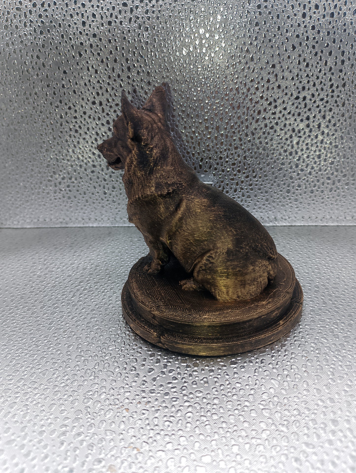 Pembroke Welsh Corgi Dog Bust – 7cm Miniature Statue