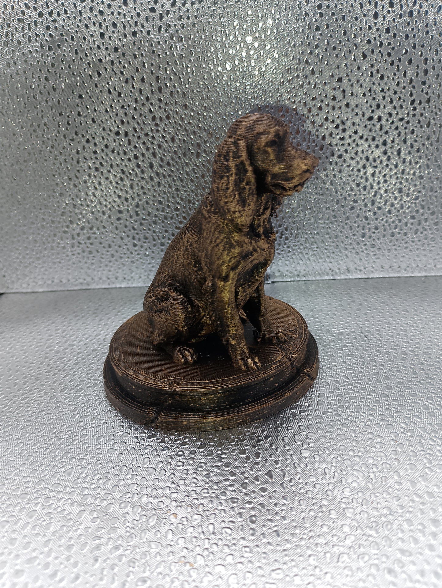 English Springer Spaniel Dog Bust – 7cm Miniature Statue