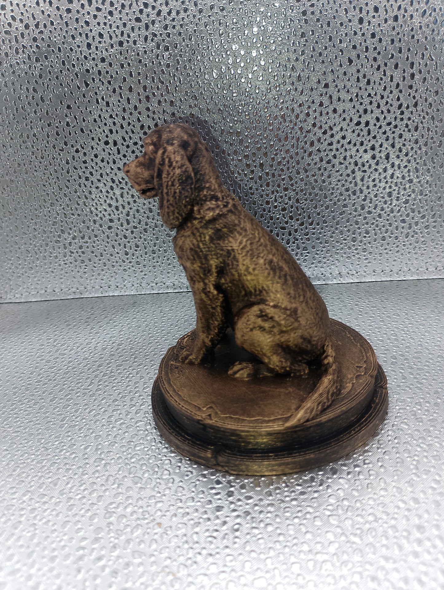 English Springer Spaniel Dog Bust – 7cm Miniature Statue