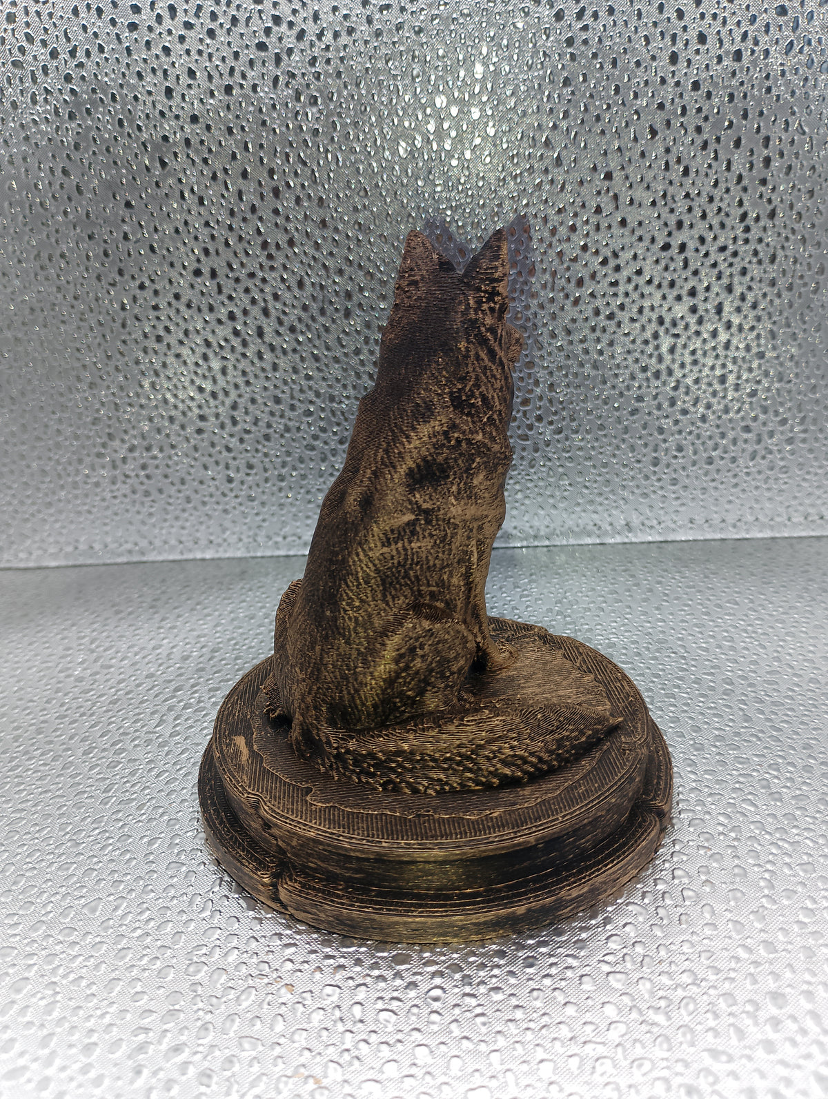 Long-Haired German Shepherd Dog Bust – 7cm Miniature Statue