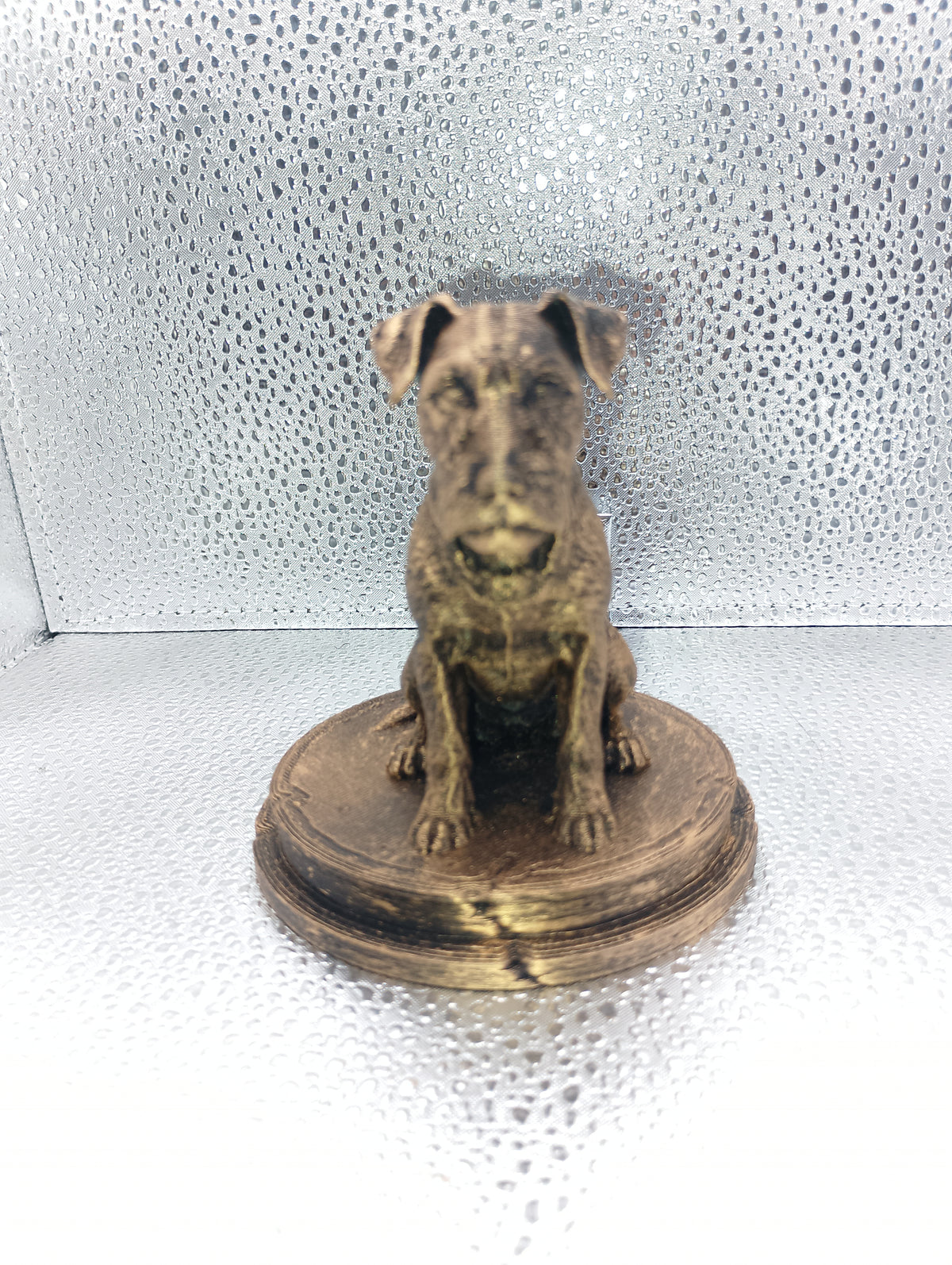 Patterdale Terrier Bust – 7cm Miniature Statue
