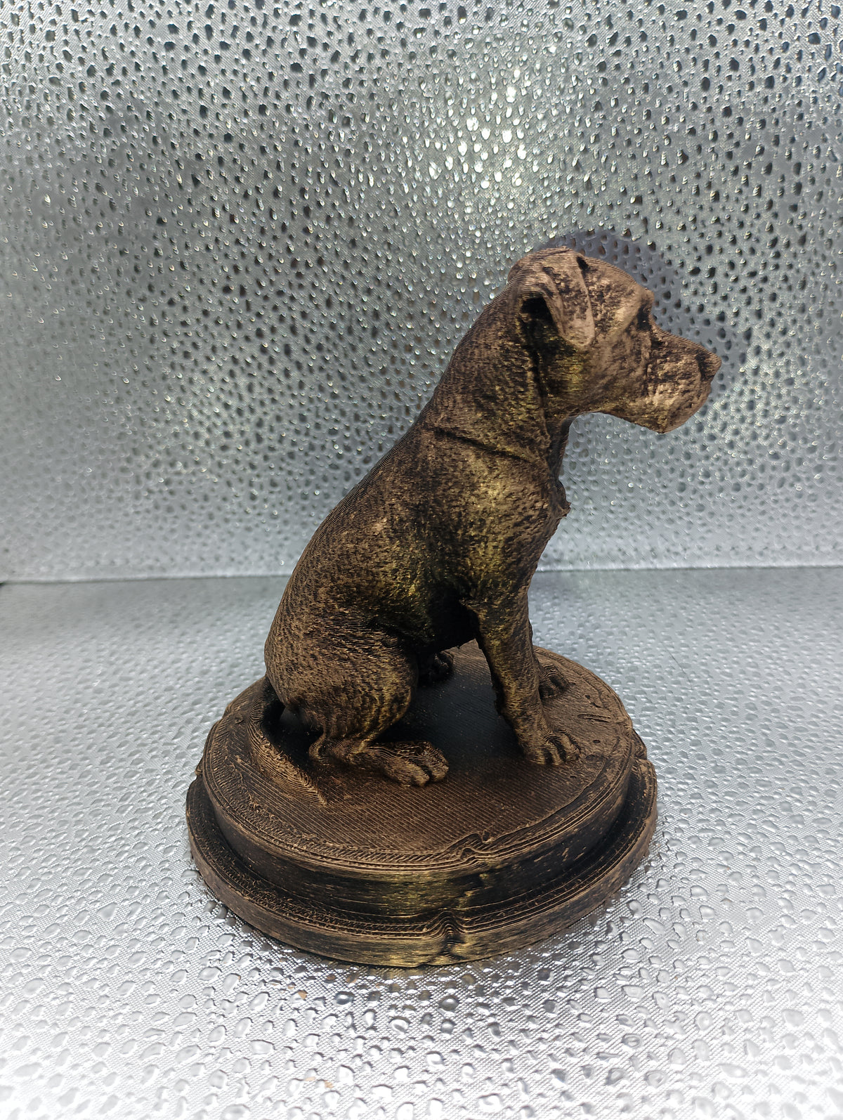 Patterdale Terrier Bust – 7cm Miniature Statue