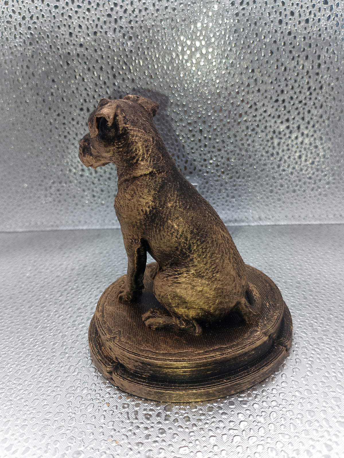 Patterdale Terrier Bust – 7cm Miniature Statue