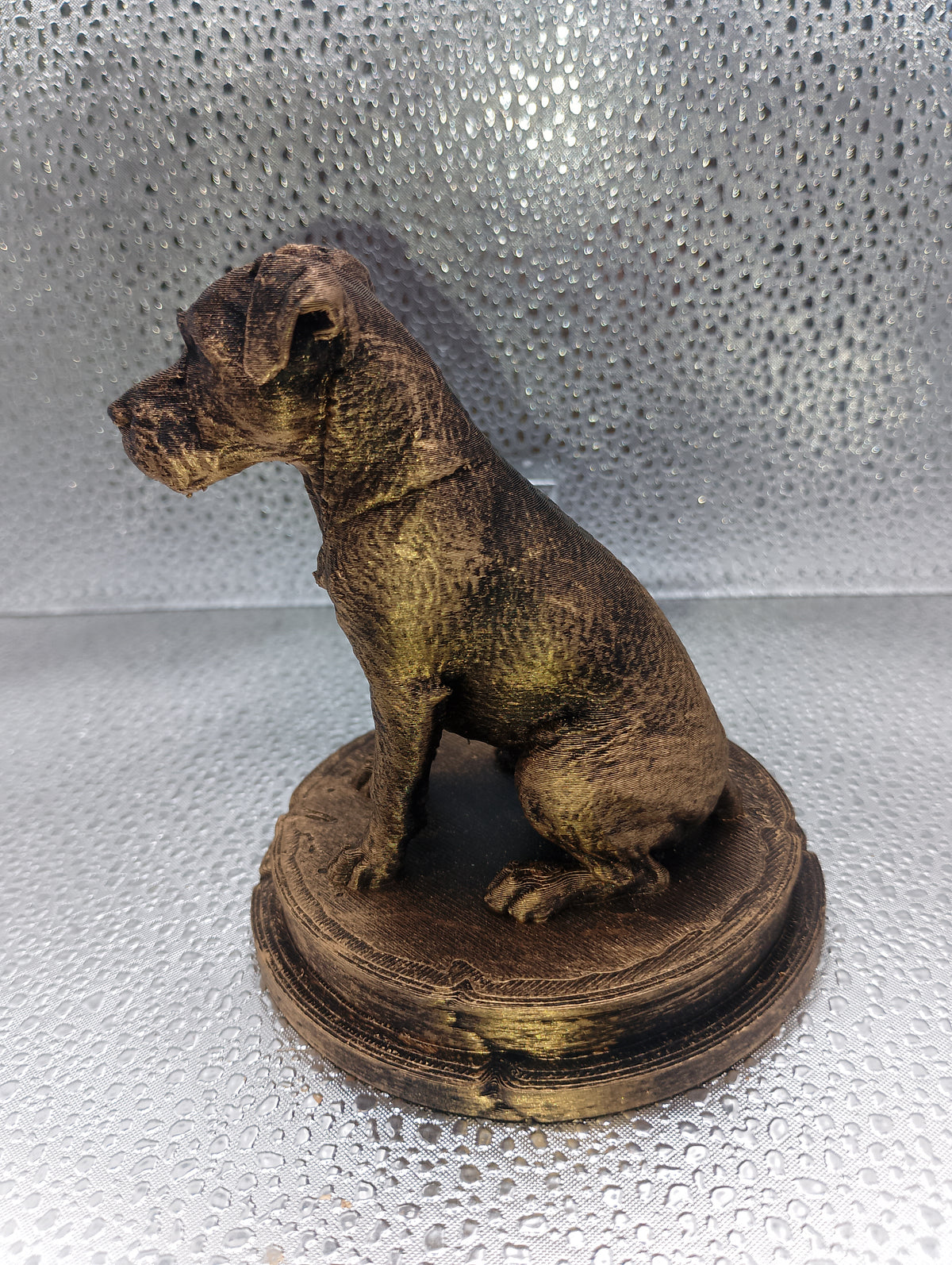 Patterdale Terrier Bust – 7cm Miniature Statue