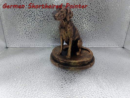 German Shorthaired Pointer Dog Bust – 7cm Miniature Statue