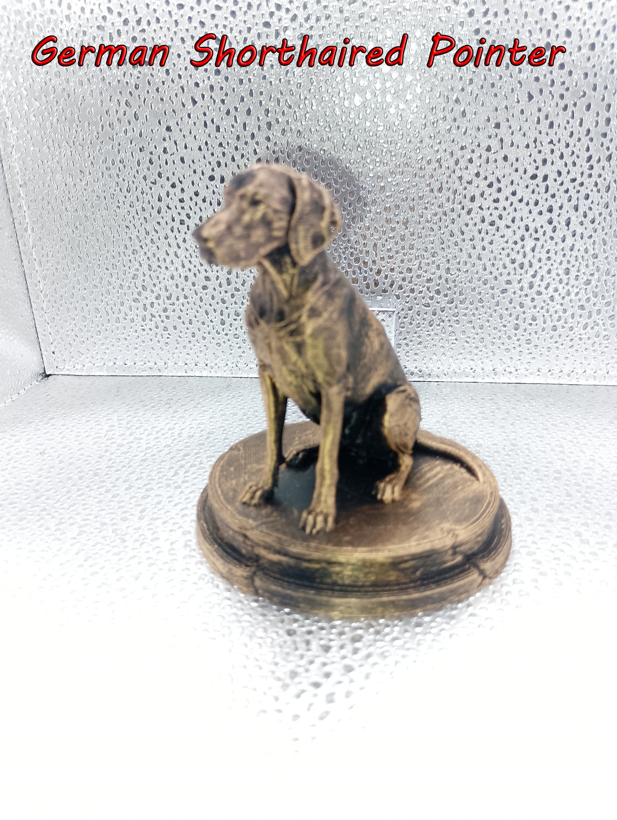 German Shorthaired Pointer Dog Bust – 7cm Miniature Statue
