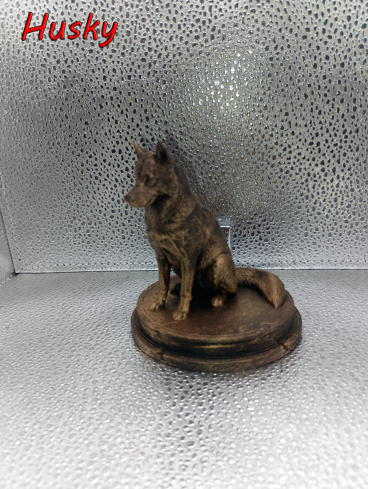 Husky Dog Bust – 7cm Miniature Statue
