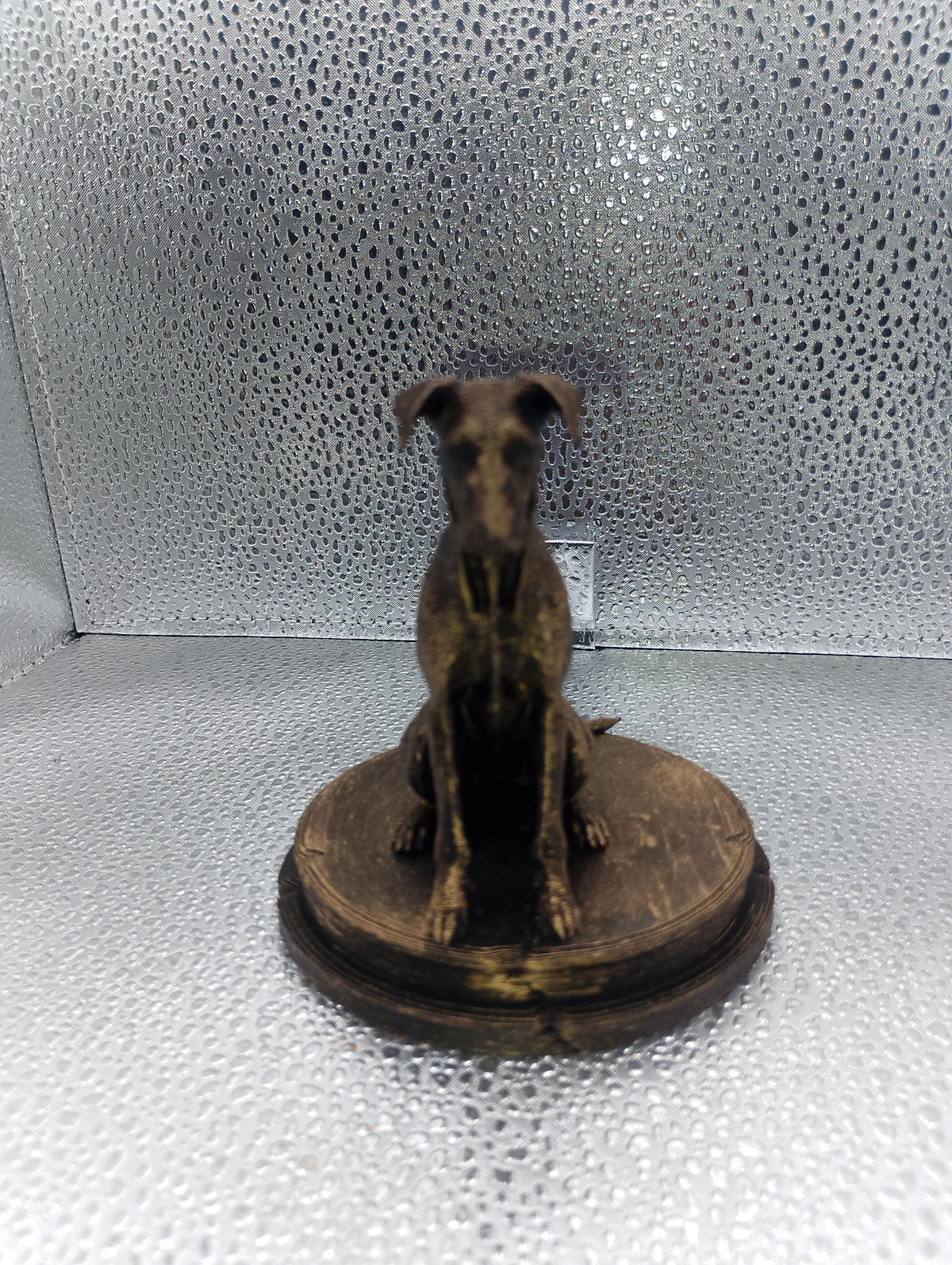 Lurcher Dog Bust – 7cm Miniature Statue