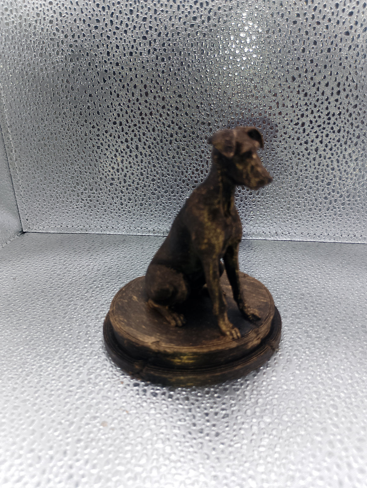 Lurcher Dog Bust – 7cm Miniature Statue