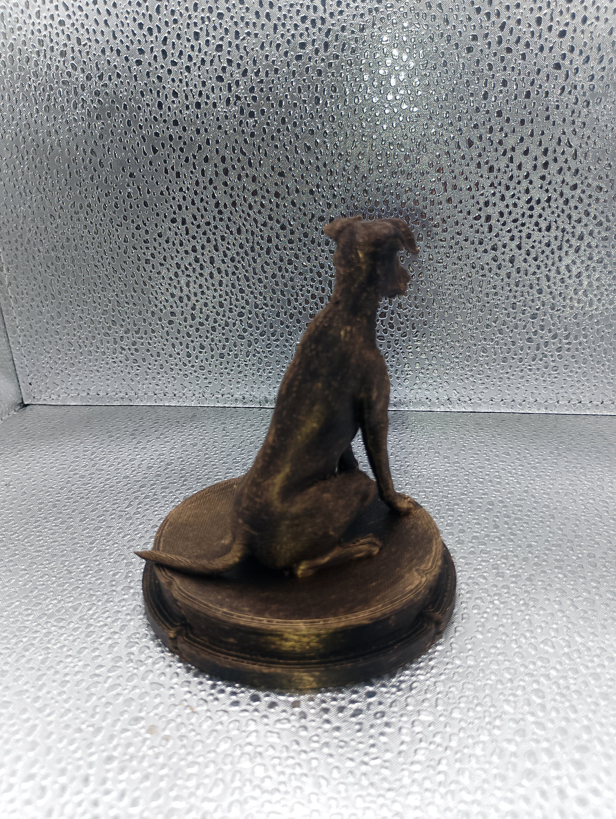 Lurcher Dog Bust – 7cm Miniature Statue