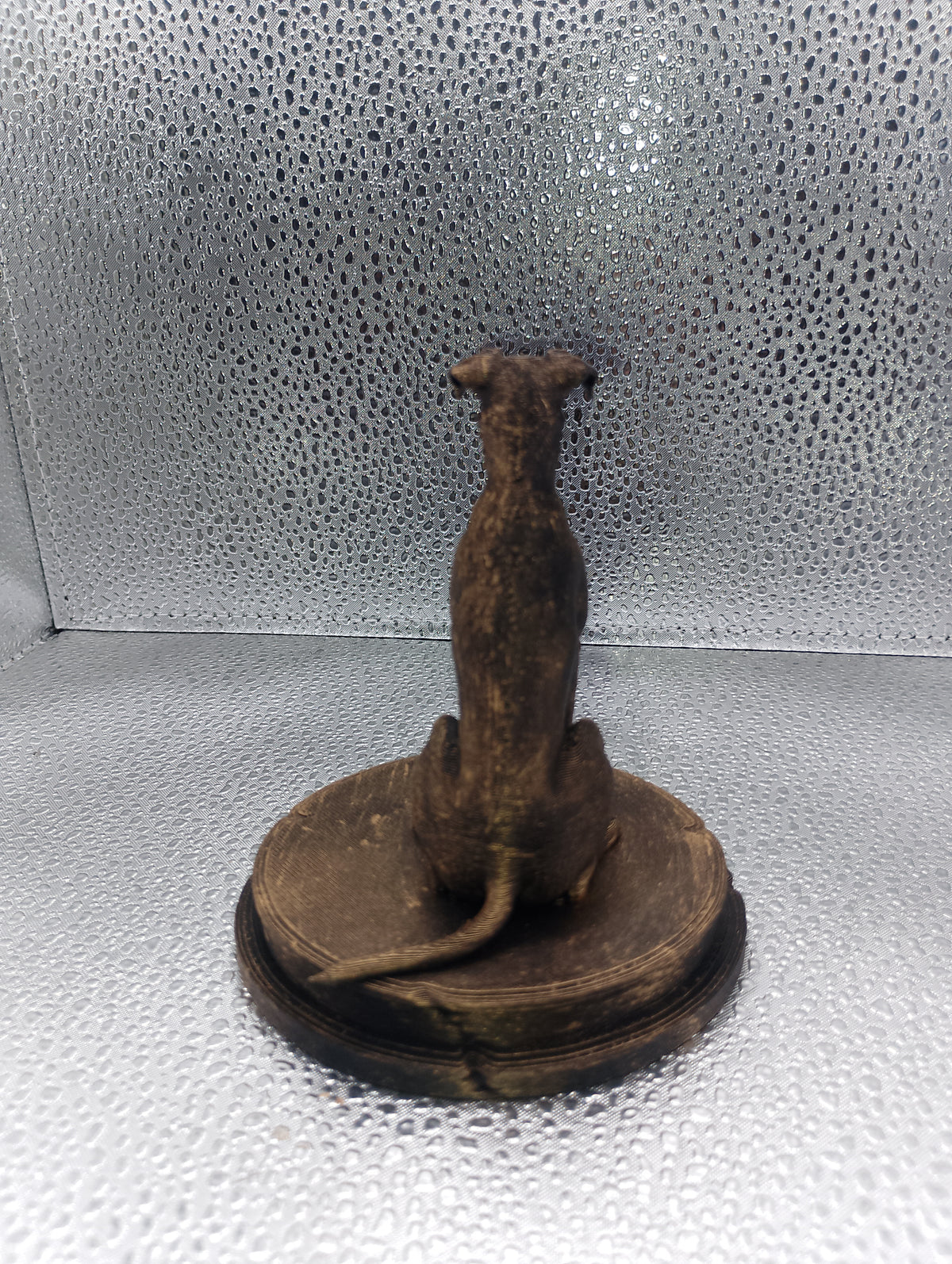 Lurcher Dog Bust – 7cm Miniature Statue