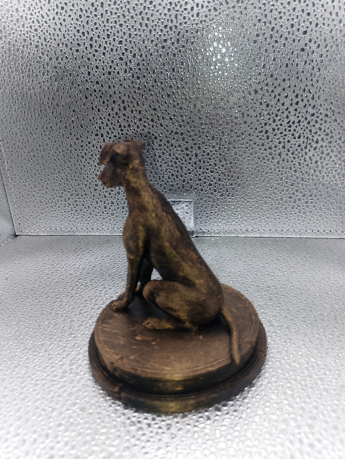 Lurcher Dog Bust – 7cm Miniature Statue