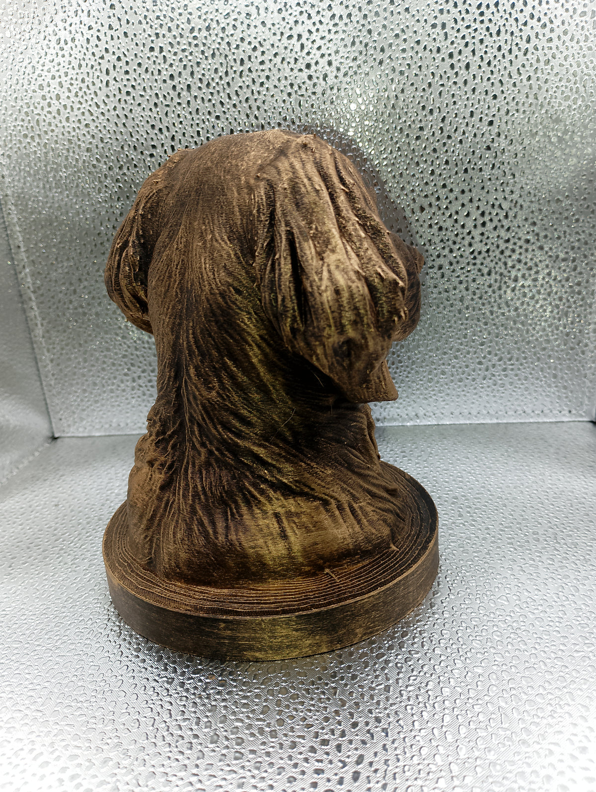 Long-Haired Weimaraner Bust