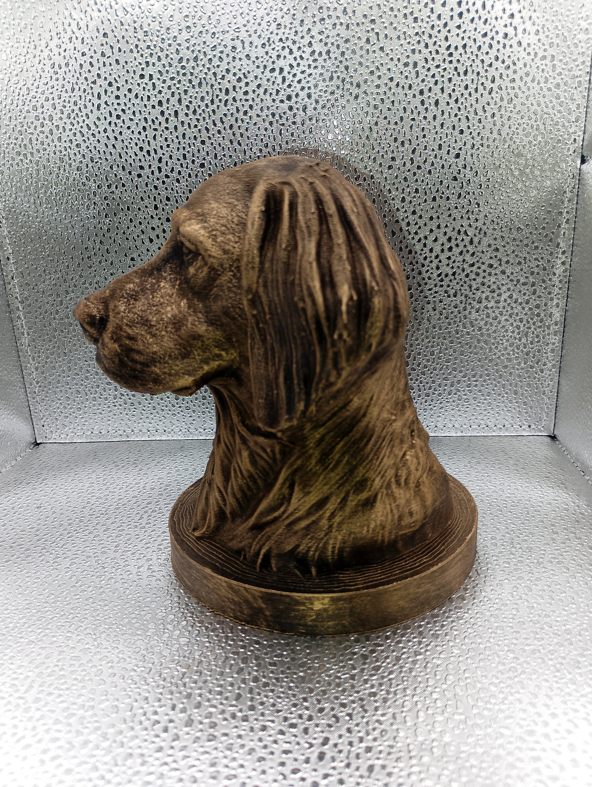 Long-Haired Weimaraner Bust