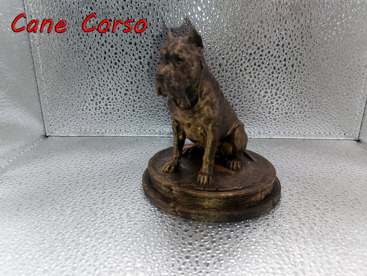 Cane Corso Dog Bust – 7cm Miniature Statue