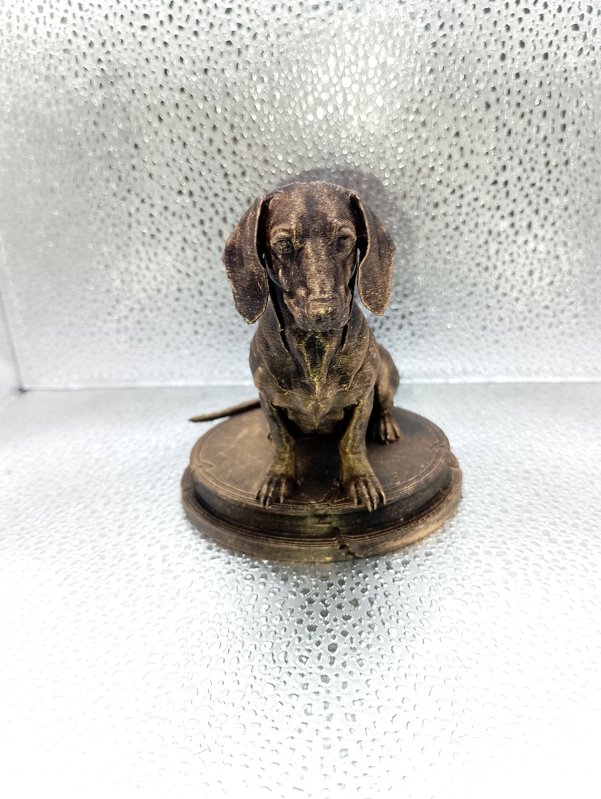 Short Haired Dachshund Bust – 7cm Miniature Statue