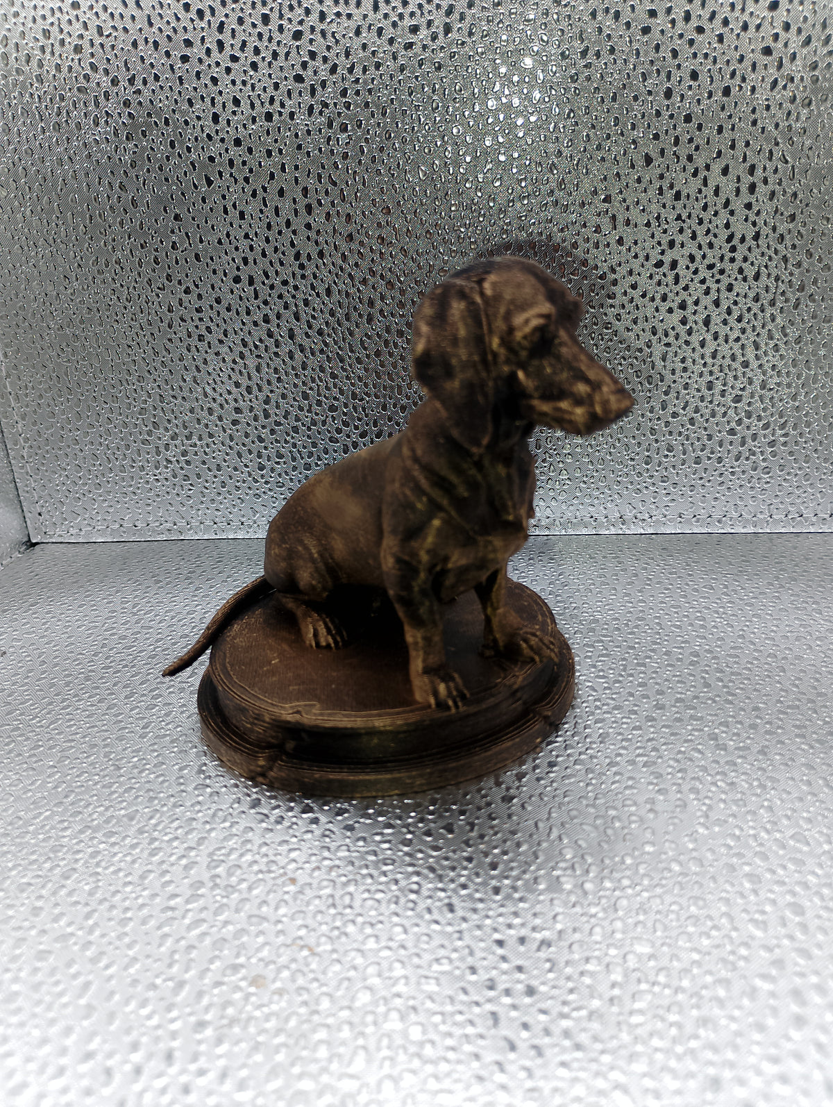 Short Haired Dachshund Bust – 7cm Miniature Statue