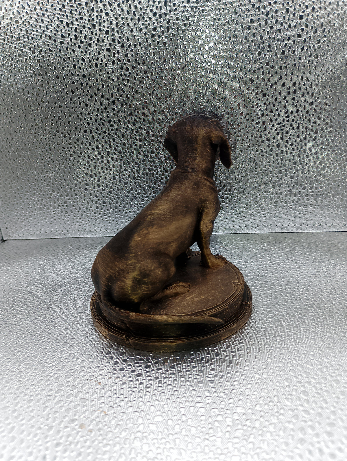 Short Haired Dachshund Bust – 7cm Miniature Statue