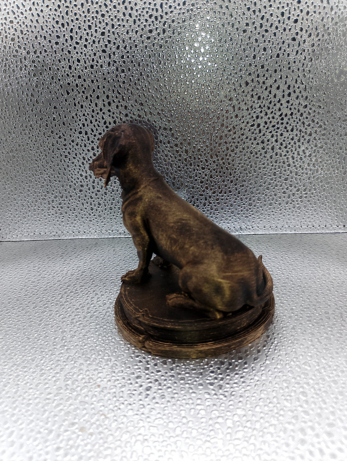 Short Haired Dachshund Bust – 7cm Miniature Statue