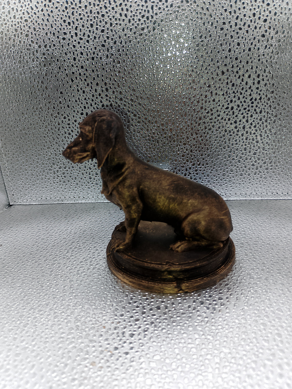 Short Haired Dachshund Bust – 7cm Miniature Statue