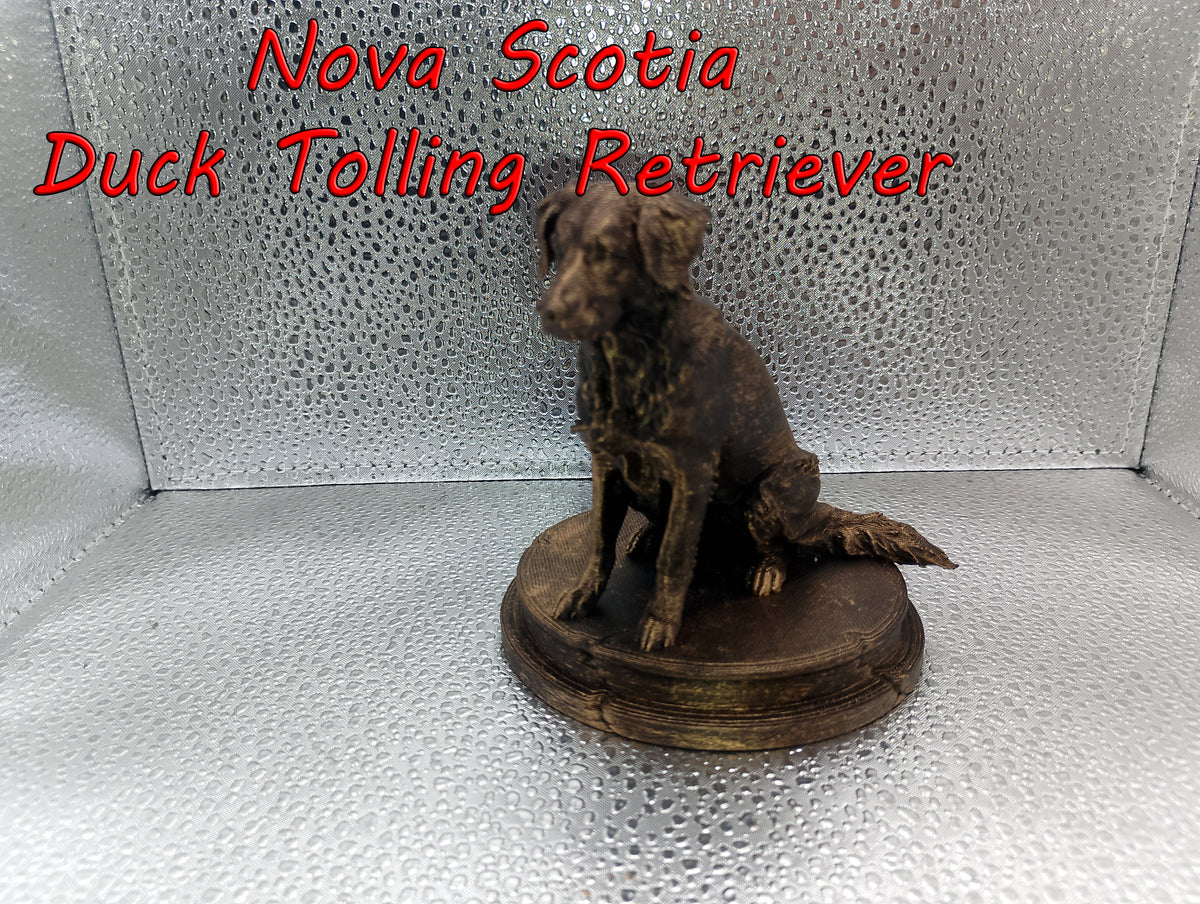 Nova Scotia Duck Tolling Retriever Bust – 7cm Miniature Statue