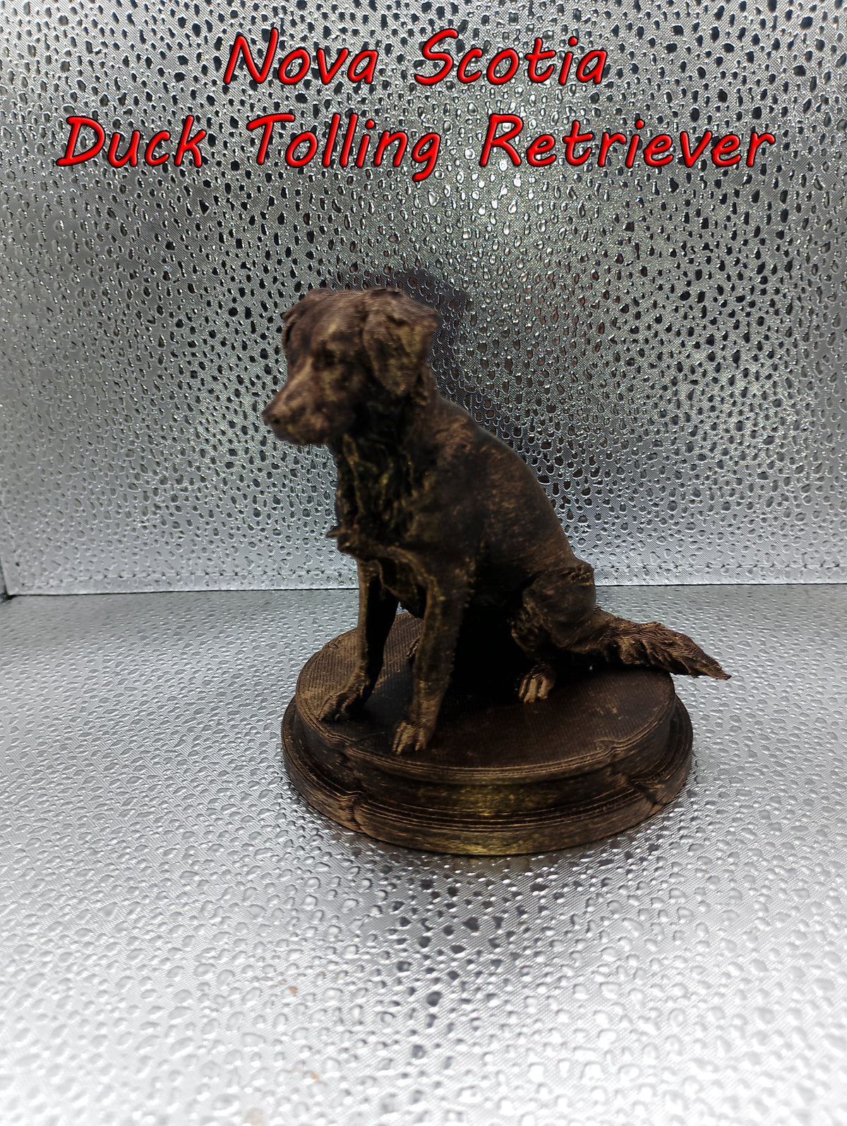 Nova Scotia Duck Tolling Retriever Bust – 7cm Miniature Statue