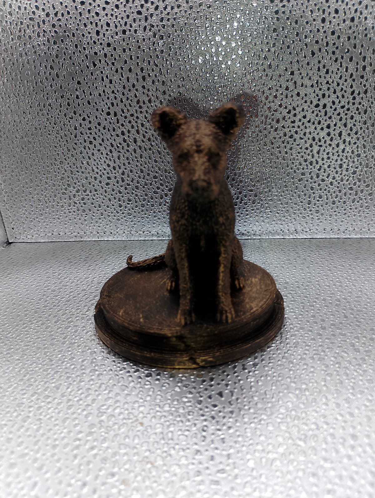 Hungarian Pumi Dog Bust – 7cm Miniature Statue