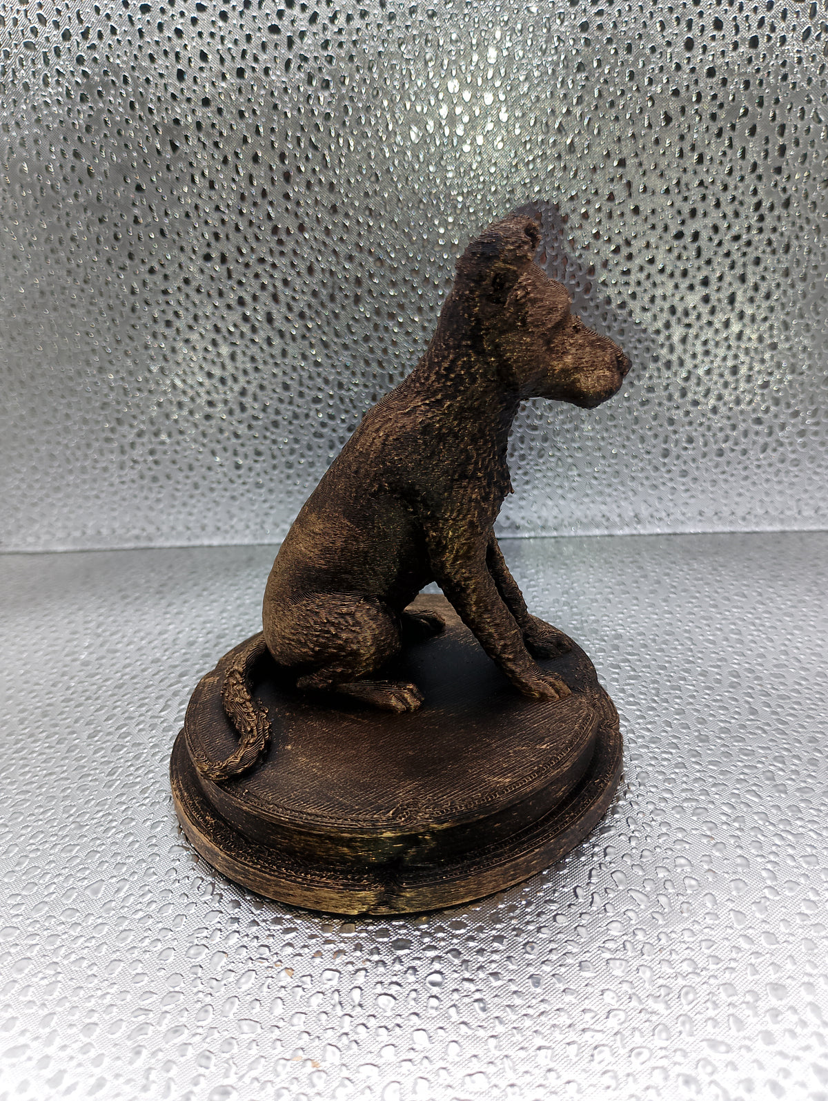 Hungarian Pumi Dog Bust – 7cm Miniature Statue