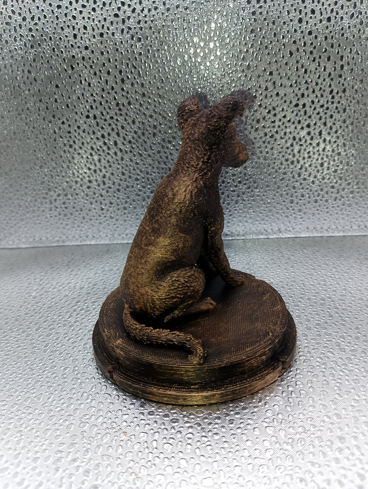 Hungarian Pumi Dog Bust – 7cm Miniature Statue