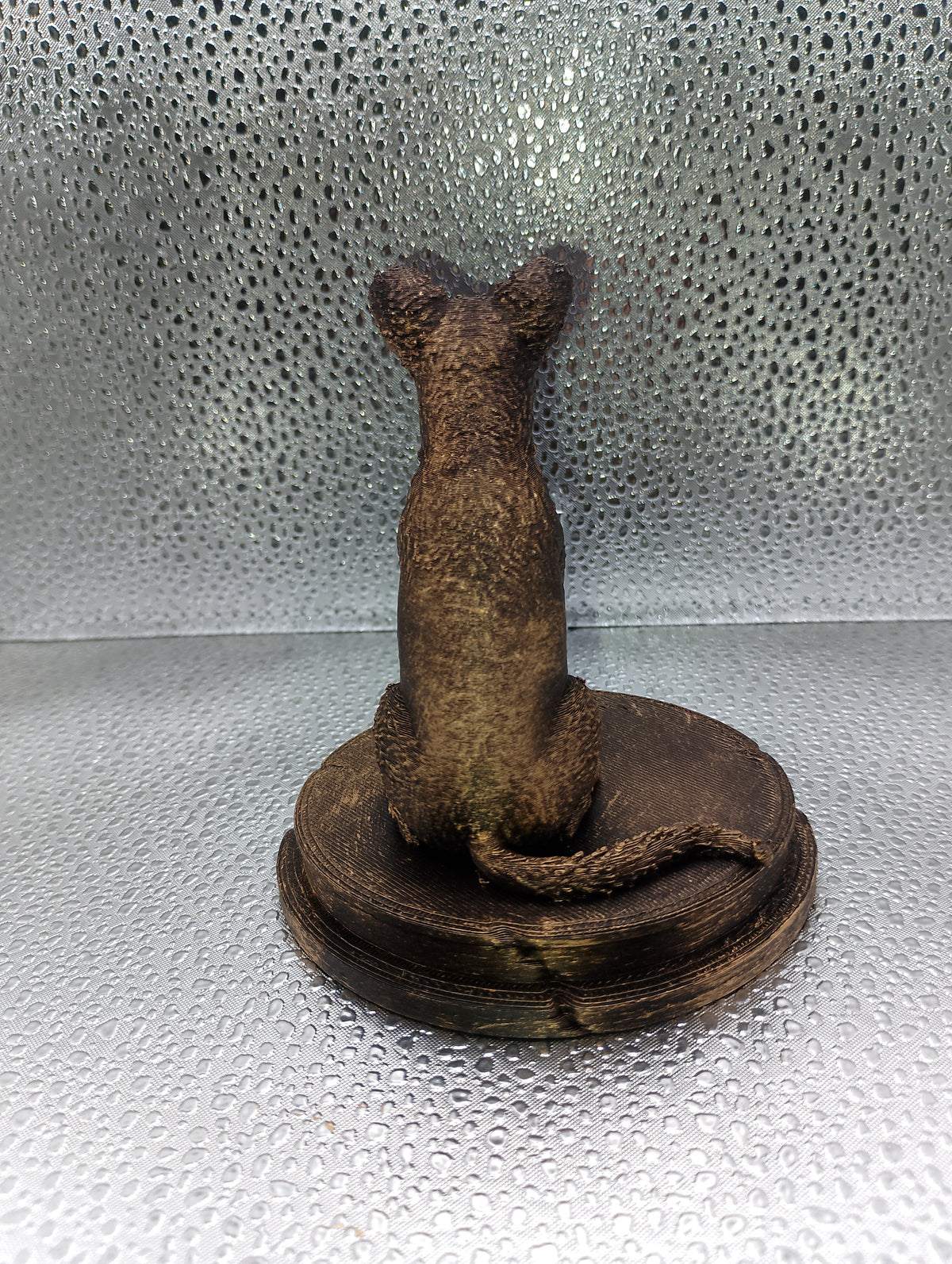Hungarian Pumi Dog Bust – 7cm Miniature Statue