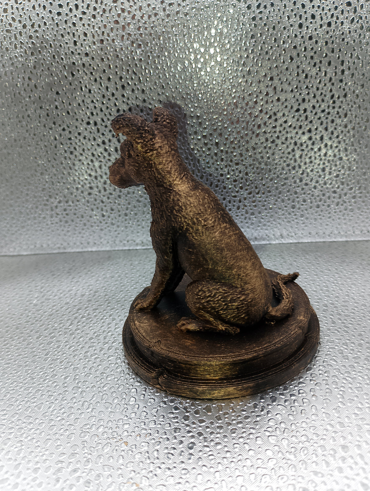 Hungarian Pumi Dog Bust – 7cm Miniature Statue