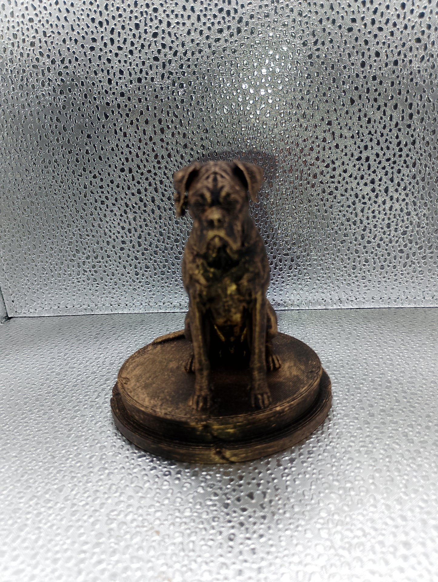 Boxer Dog Bust  – 7cm Miniature Statue