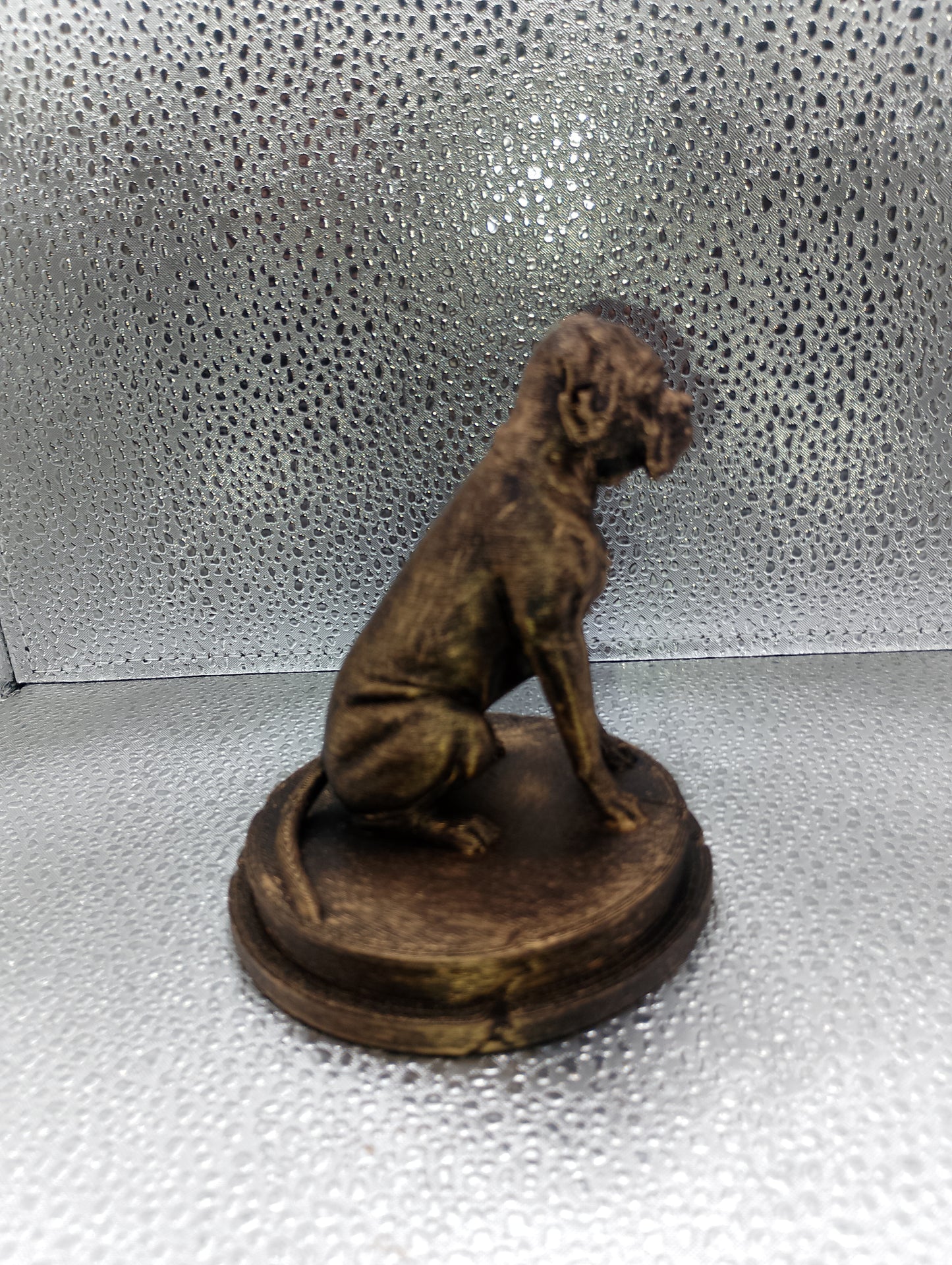 Boxer Dog Bust  – 7cm Miniature Statue
