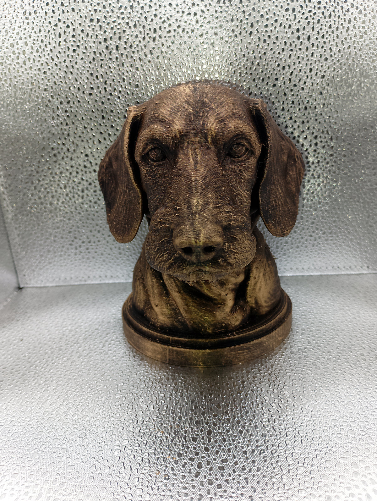 Wirehaired Dachshund Bust