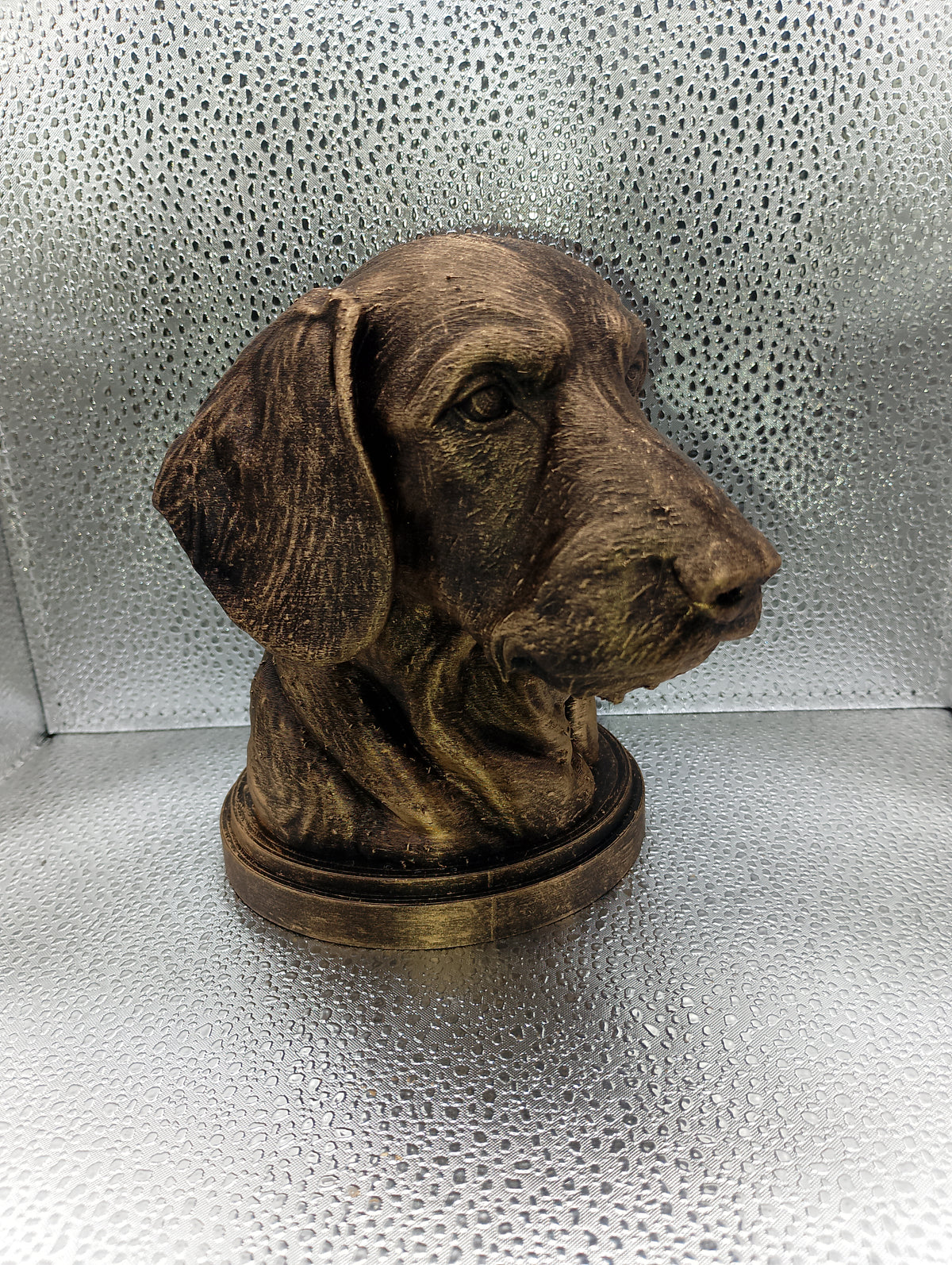 Wirehaired Dachshund Bust