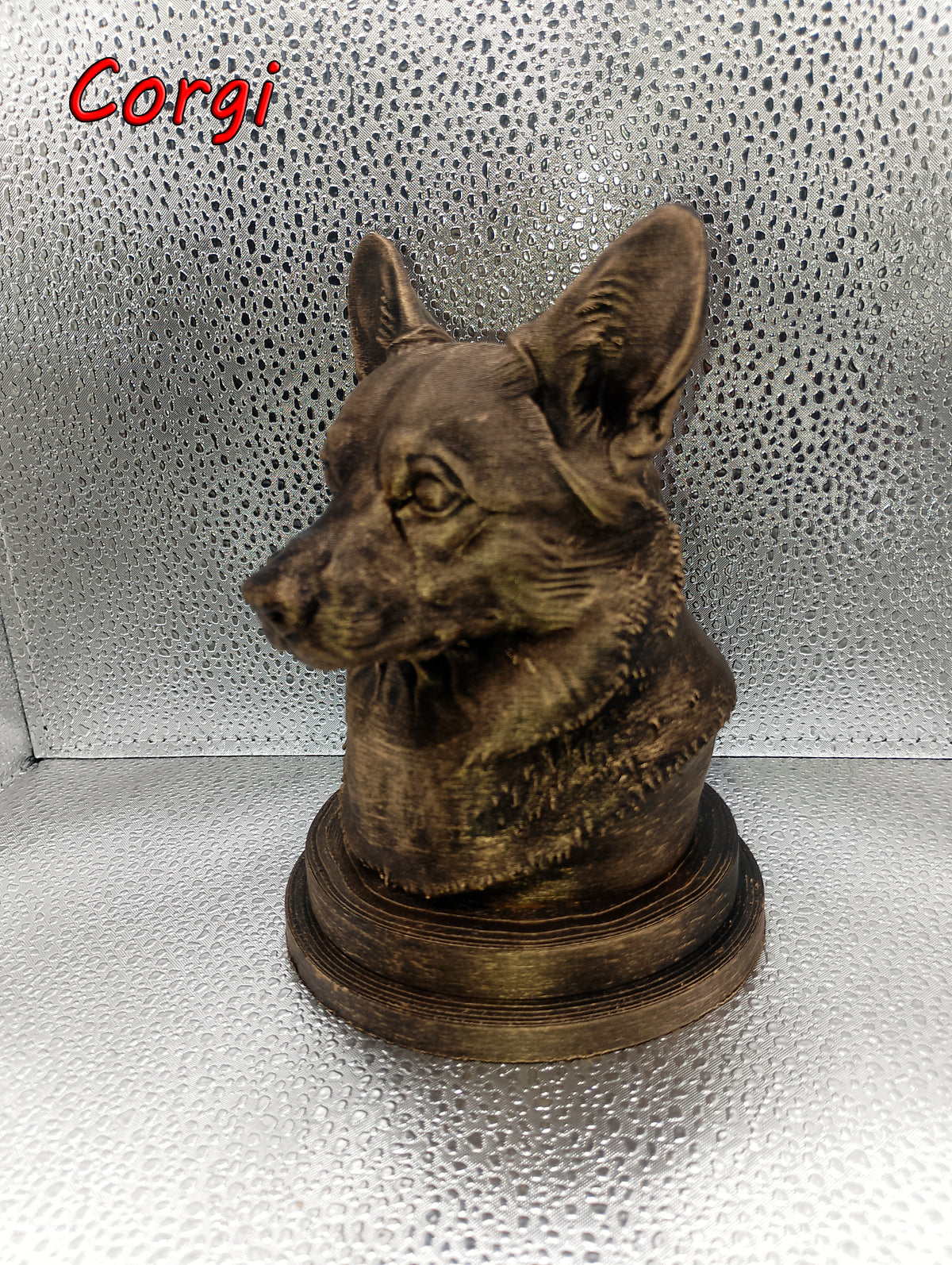 Pembroke Welsh Corgi Bust