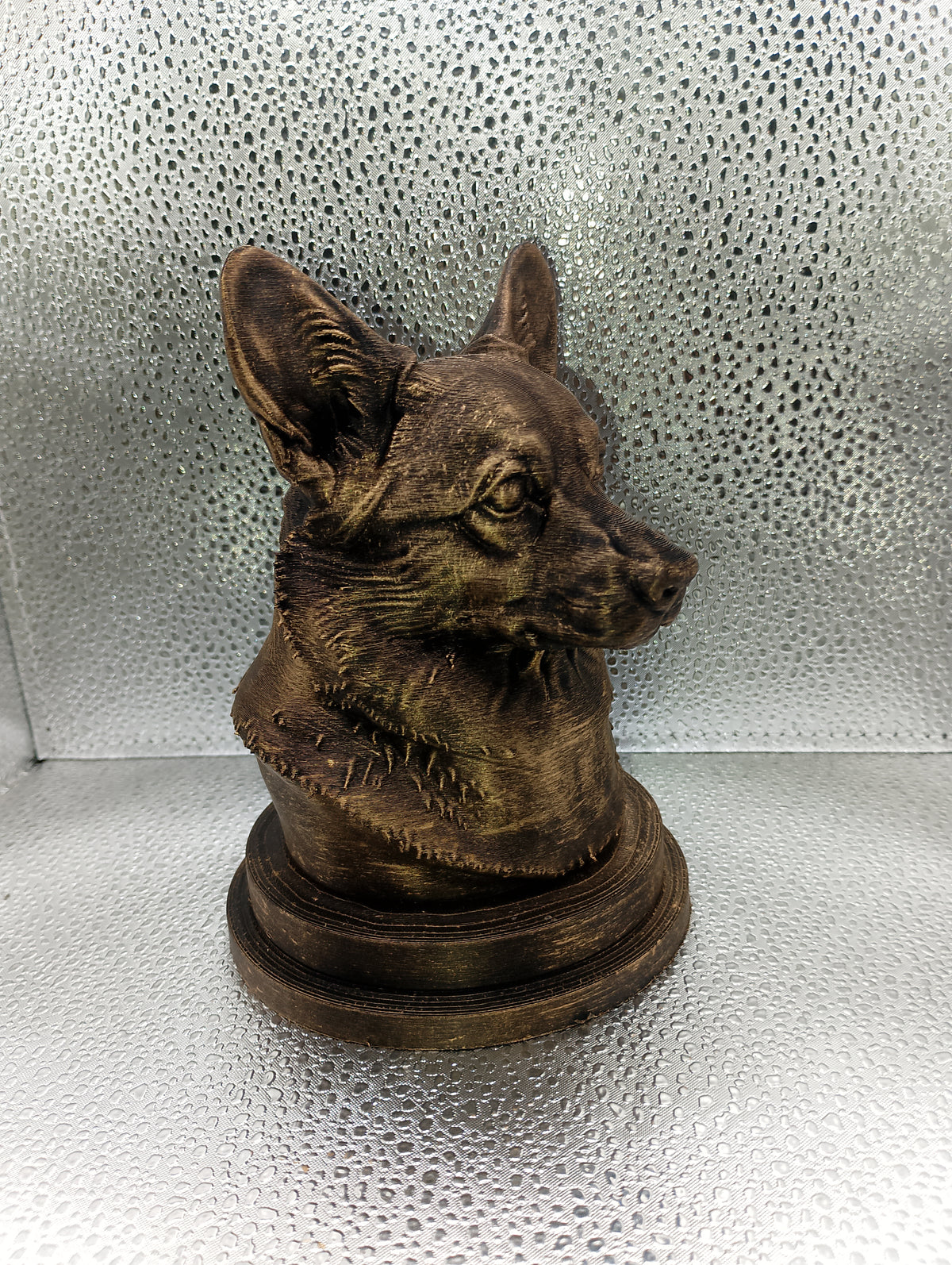 Pembroke Welsh Corgi Bust