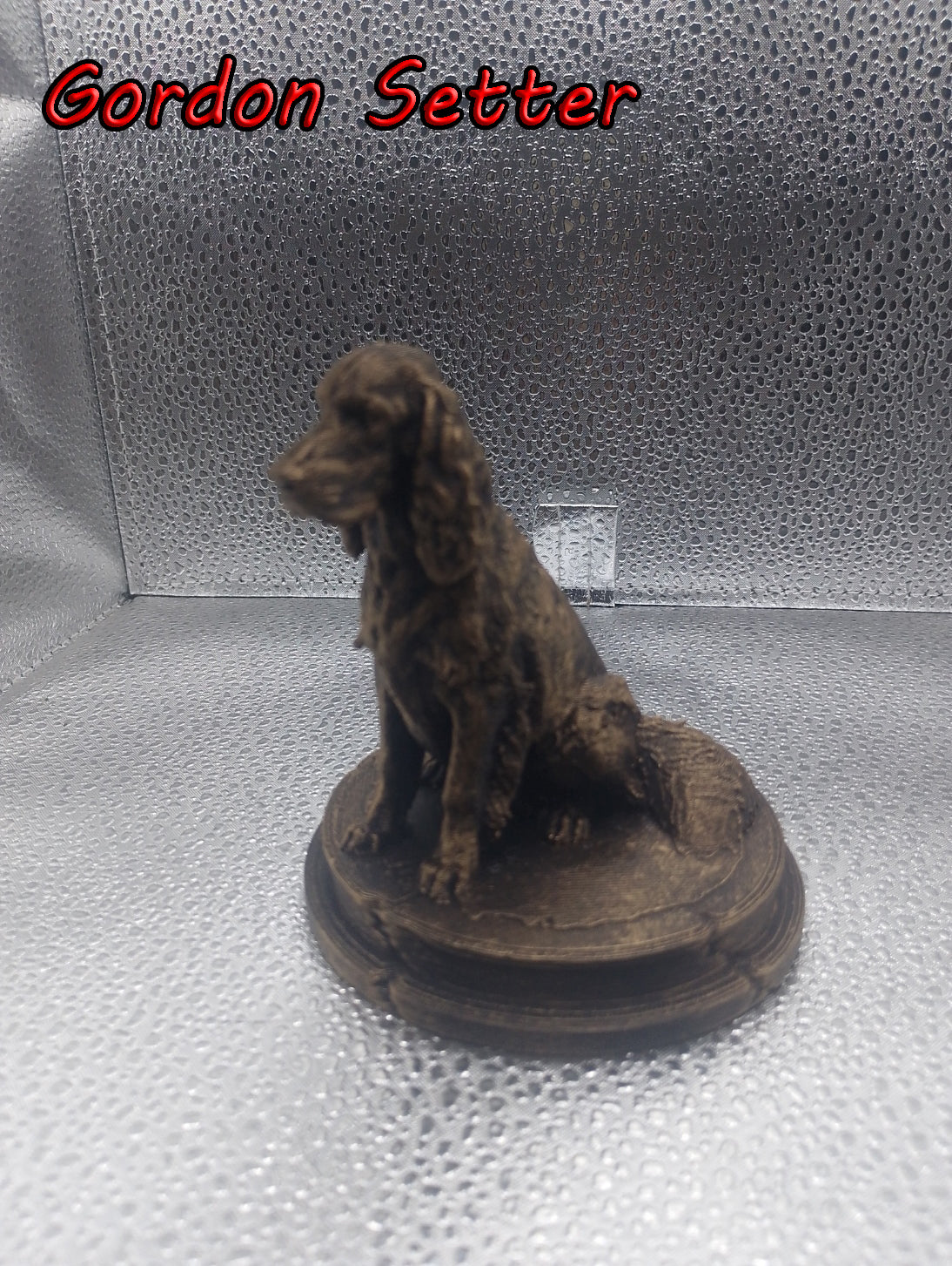 Gordon Setter  – 7cm Miniature Statue