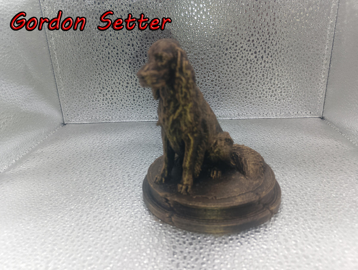 Gordon Setter  – 7cm Miniature Statue