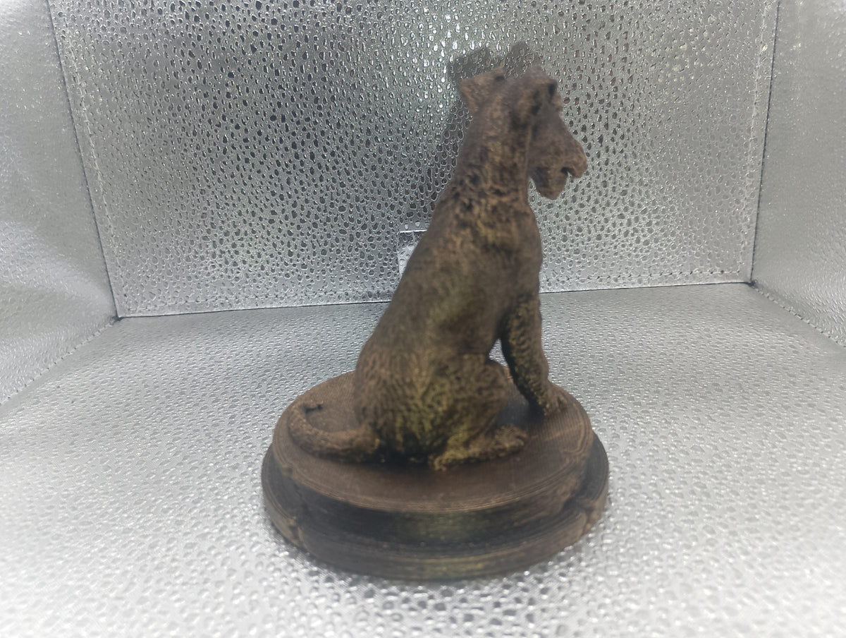Fox Terrier Bust – 7cm Miniature Statue