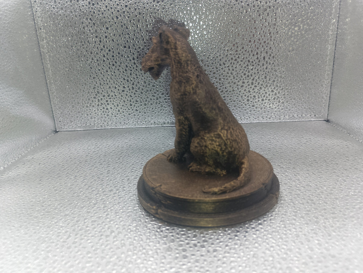 Fox Terrier Bust – 7cm Miniature Statue