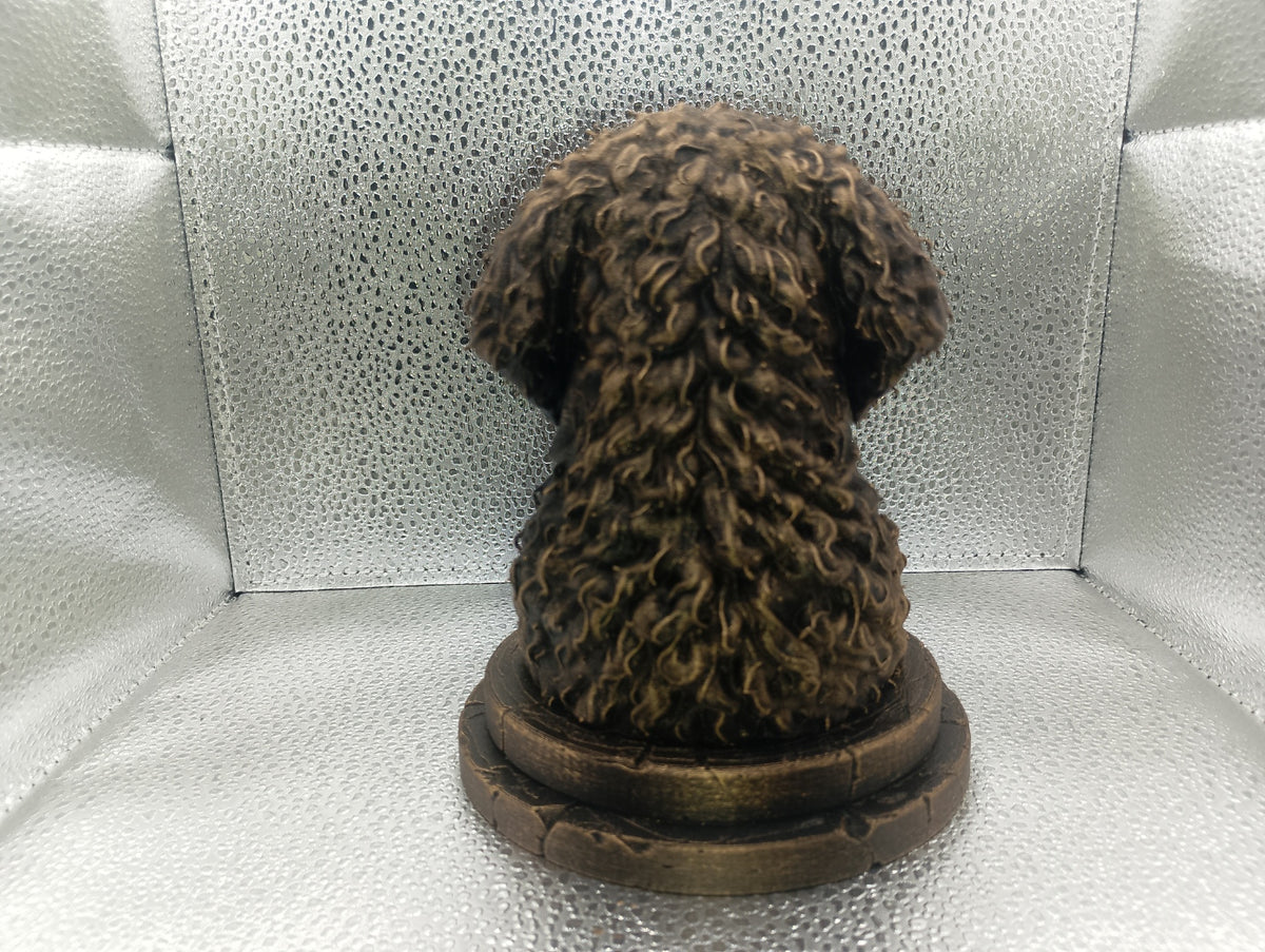 Curly Coated Retriever Bust