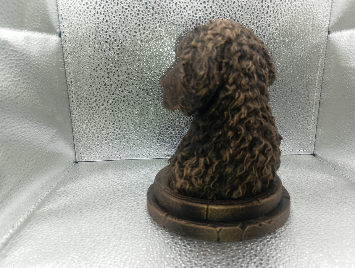 Curly Coated Retriever Bust