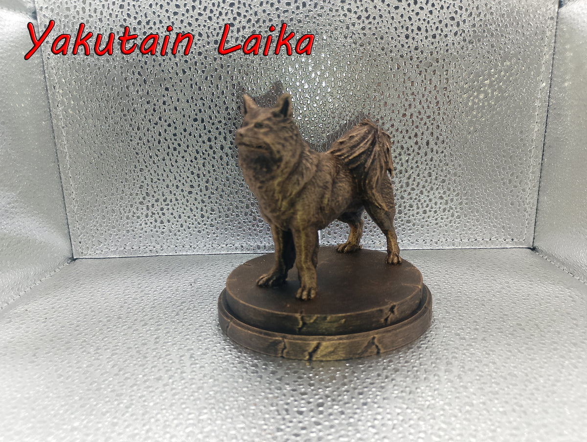 Yakutian Laika  – 7cm Standing Miniature Statue