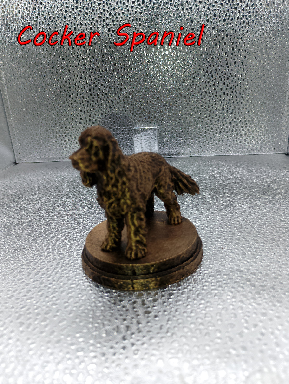Cocker Spaniel – 7cm Standing Miniature Statue
