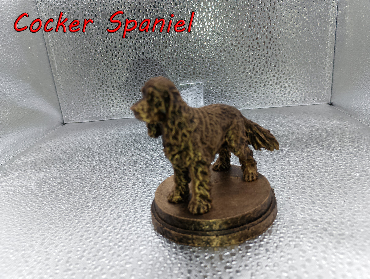 Cocker Spaniel – 7cm Standing Miniature Statue