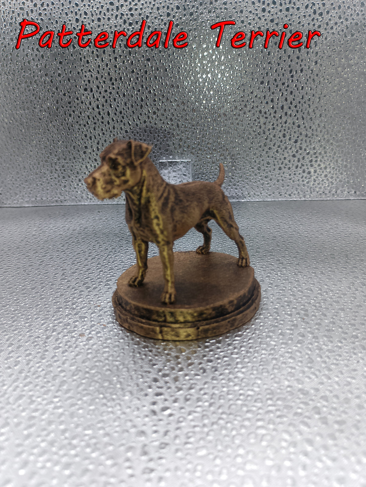 Patterdale Terrier – 7cm Standing Miniature Statue