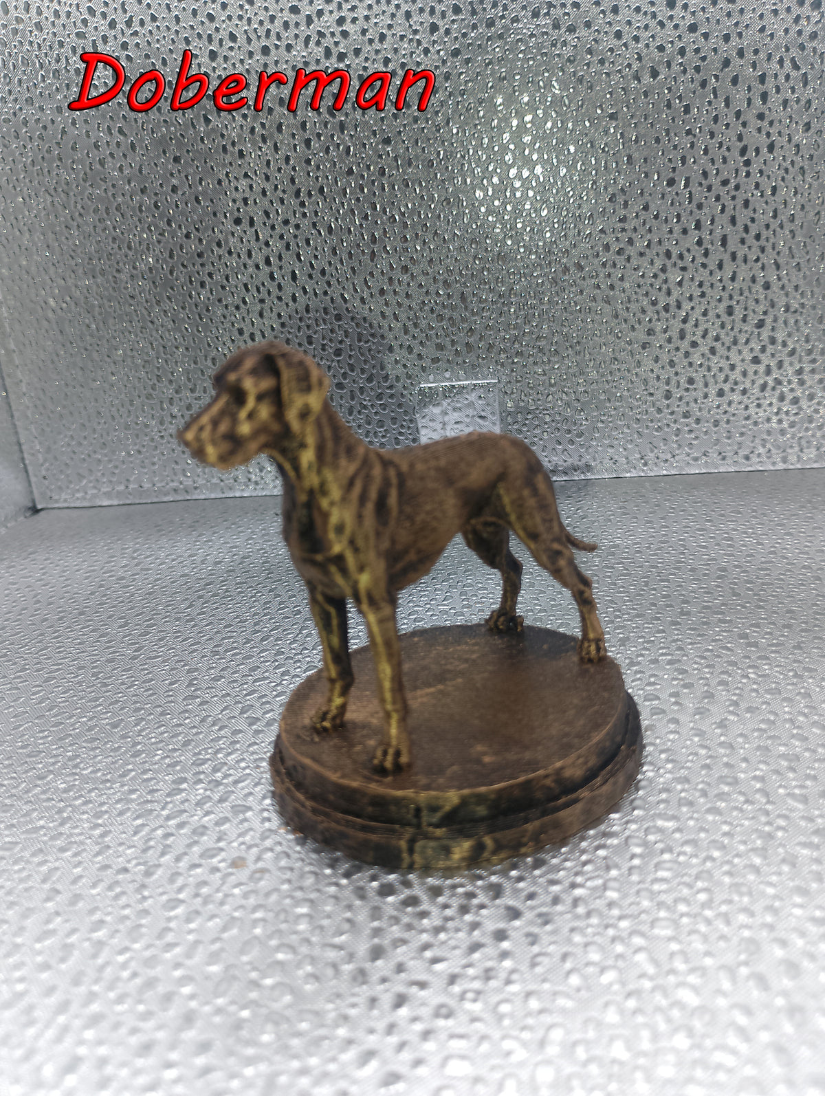 Doberman – 7cm Standing Miniature Statue