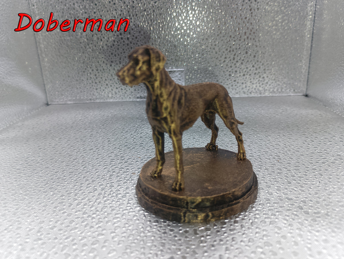 Doberman – 7cm Standing Miniature Statue